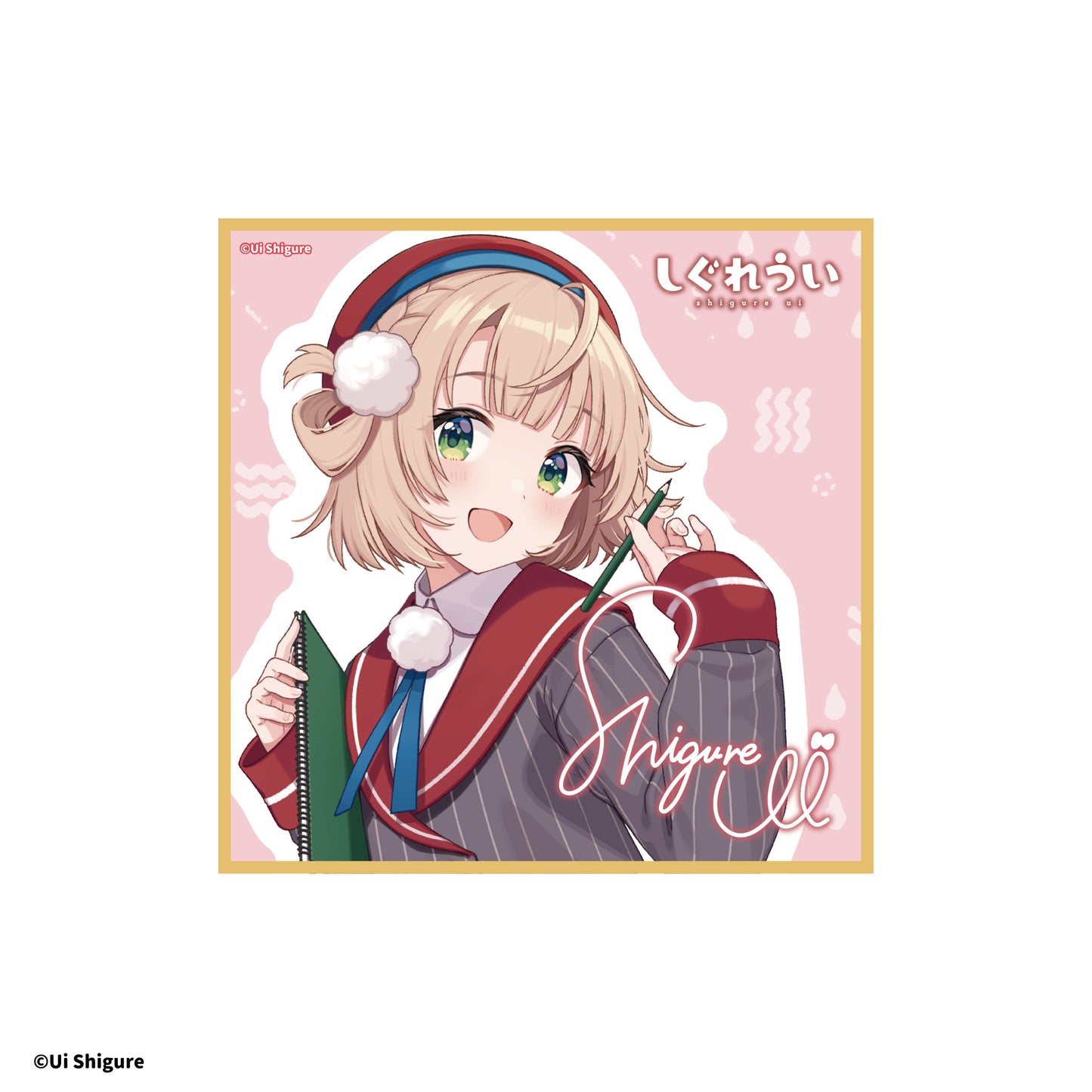 【予約】時雨羽衣アートカフェ|【海外限定版】レプリカサイン色紙