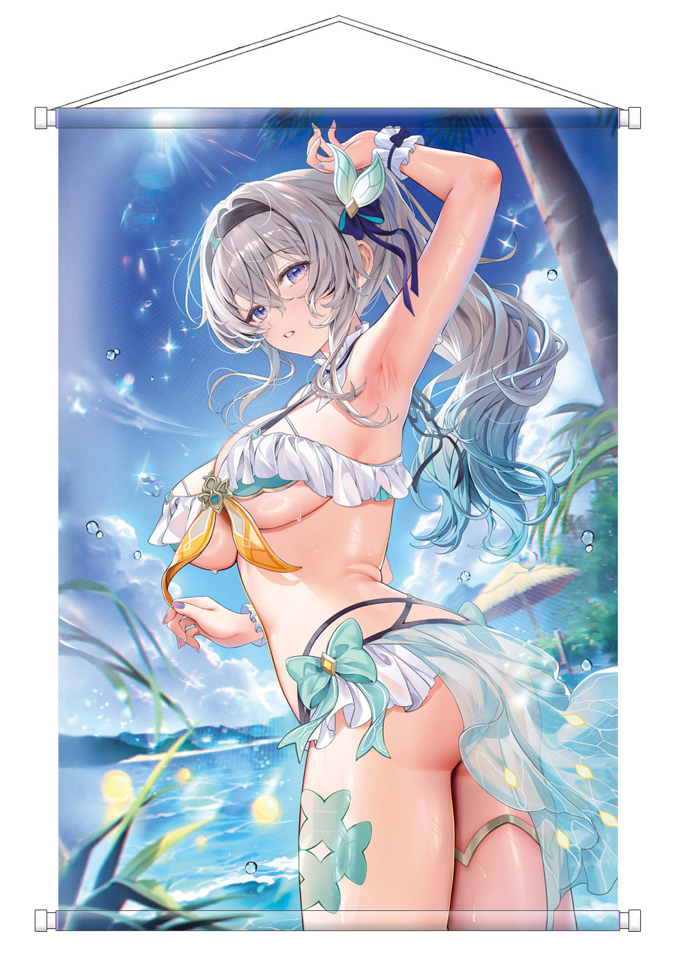 【預購】風味馬吉Machi - FF45 大黑塔&瑕蝶 流螢 |昇華転写 掛軸《崩壞:星穹鐵道》