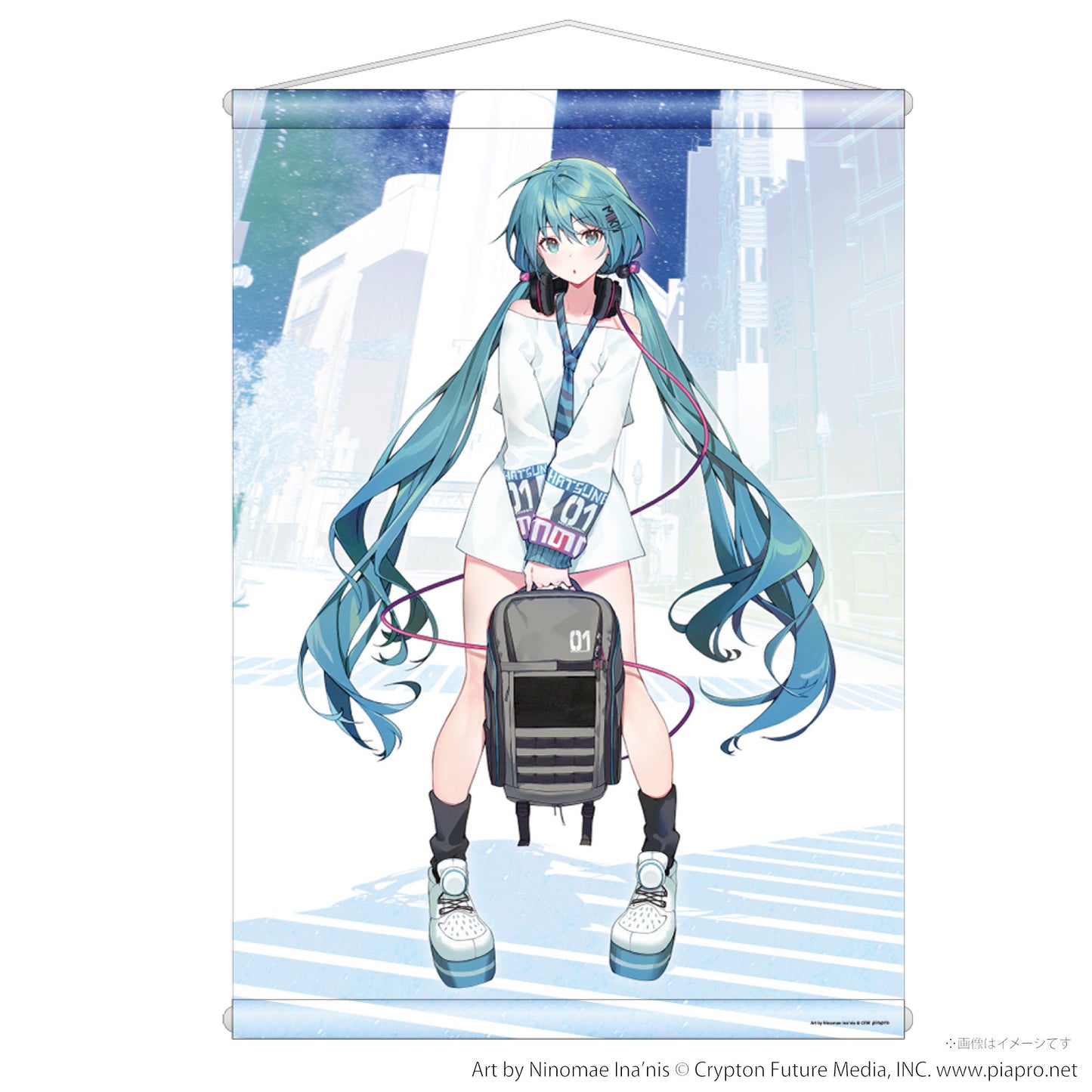 Hatsune Miku Hatsune Miku B2 Tapestry Art by Ina'nis