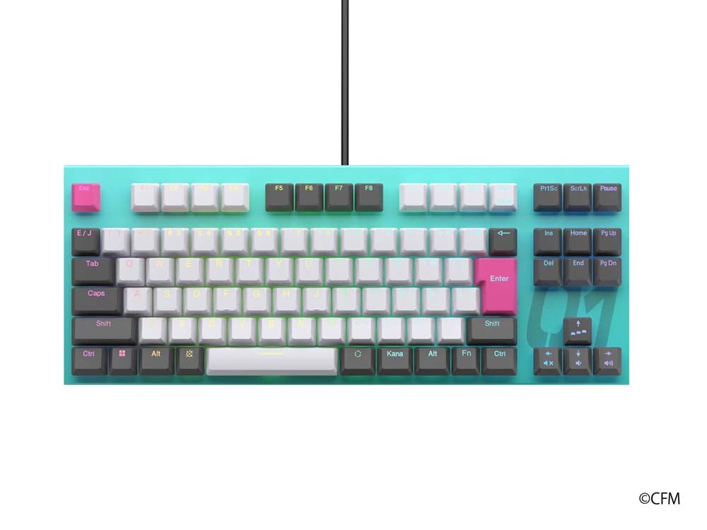 【預購】初音ミク x REALFORCE GX1 GAMING KEYBOARD