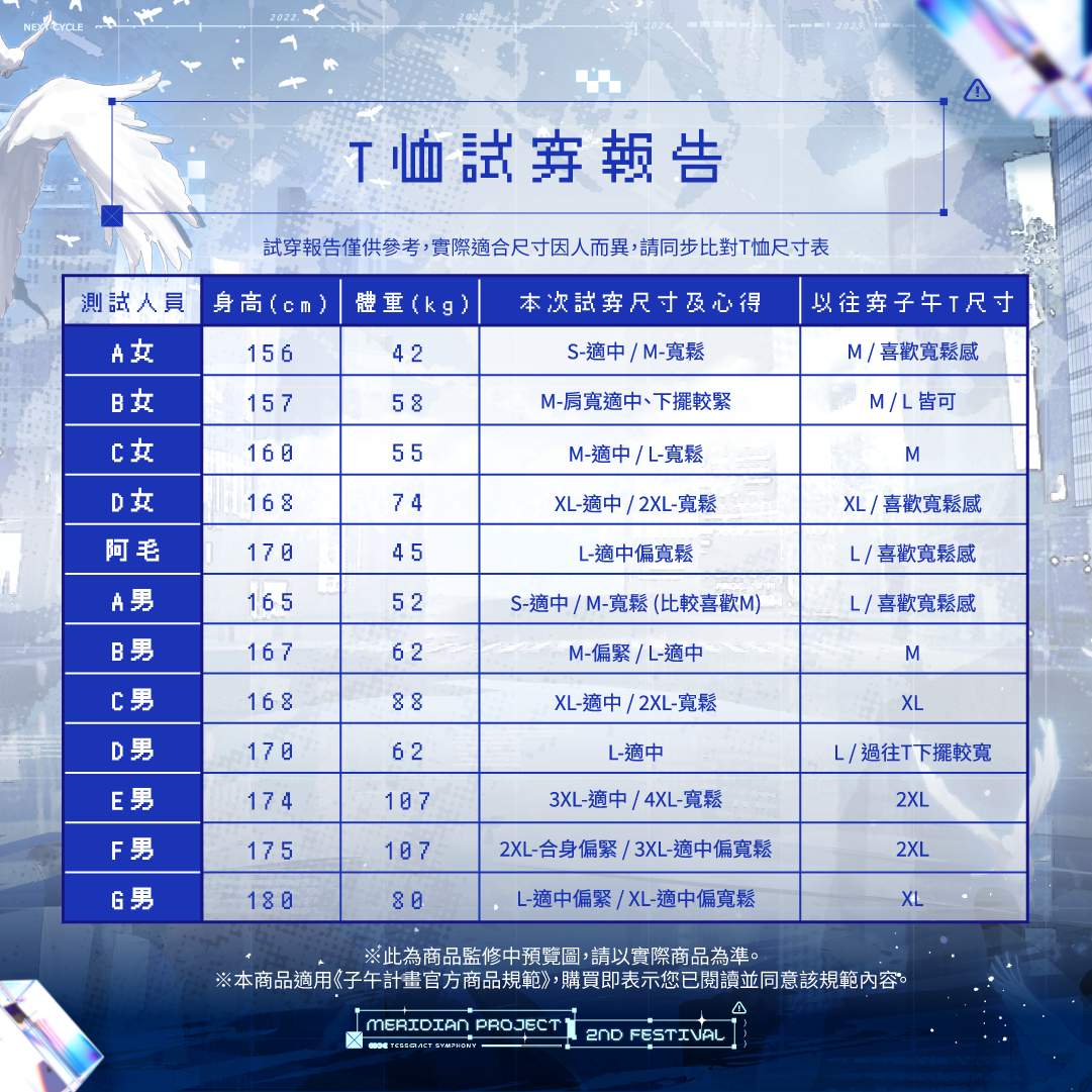 【預購】 《子午計畫》子午夜2nd《Tesseract Symphony》周邊 (預計2026/08月底陸續出貨)
