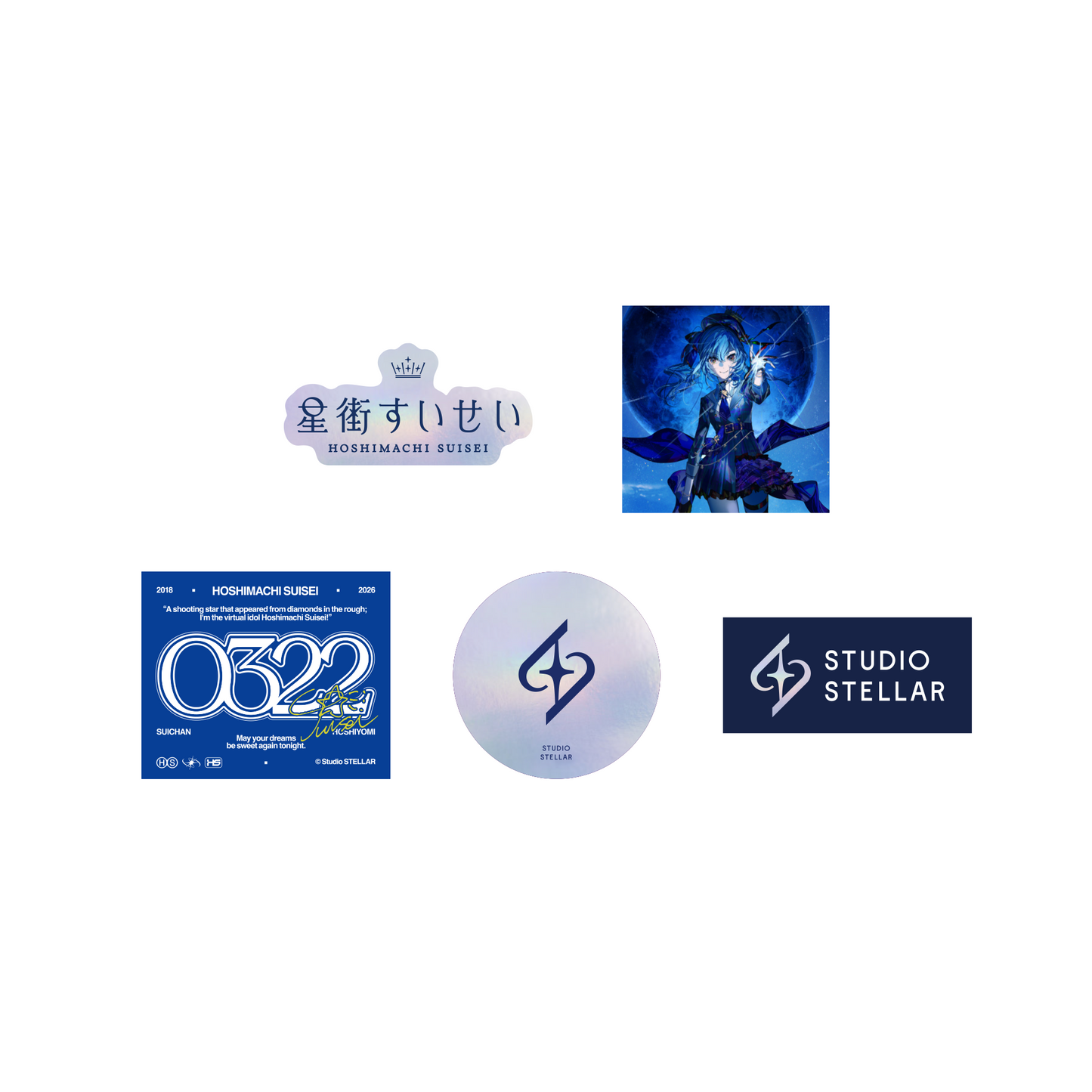 【現貨】　《Hololive》星街すいせい 8周年&2026生誕記念 套組及周邊