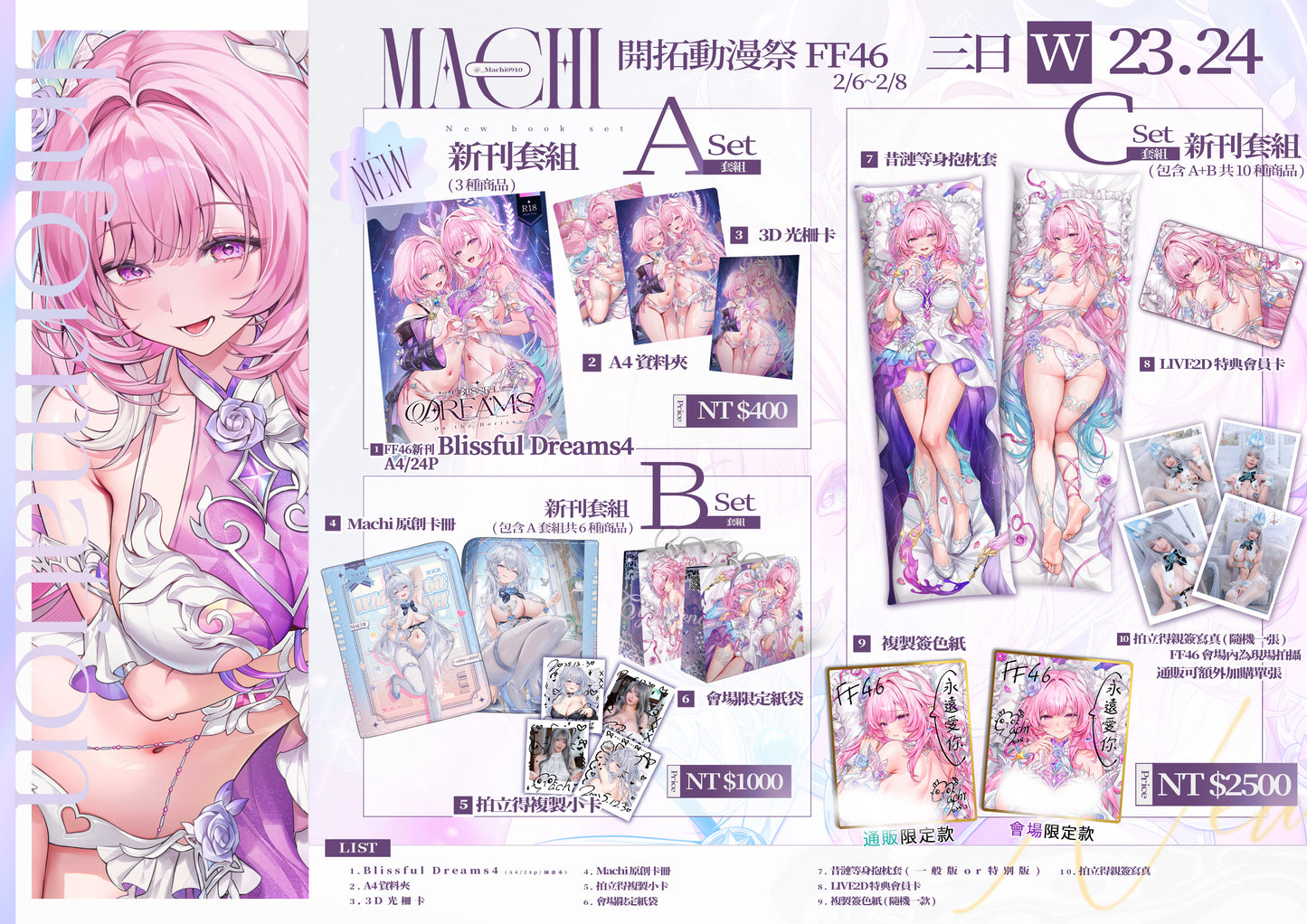 【預購】風味馬吉Machi - FF46 新刊套組《崩壞：星穹鐵道》