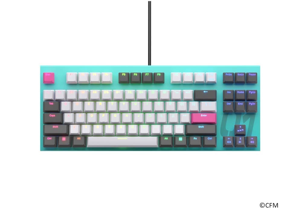 【預購】初音ミク x REALFORCE GX1 GAMING KEYBOARD